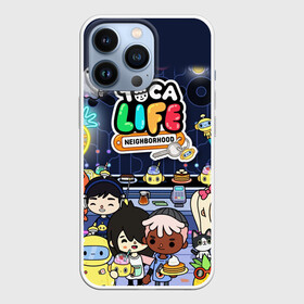 Чехол для iPhone 13 Pro с принтом TOKA LIFE ПЕРСОНАЖИ в Новосибирске,  |  | toca boca | toka life | детская игра | дружба | игра | лого | логотип | персонажи | прикоснуться ко рту | руки | тока бока