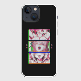 Чехол для iPhone 13 mini с принтом Ahegao девушка в Новосибирске,  |  | ahegao | ахегао | девушка | розовый