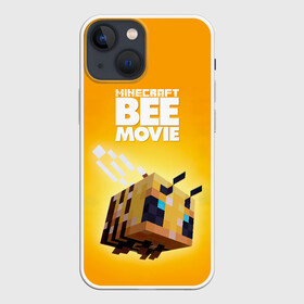 Чехол для iPhone 13 mini с принтом BEE MOVIE Minecraft в Новосибирске,  |  | bee | craft | mine | minecraft | блоки | добывать | желтая | компьютерная игра | крафт | кубики | майн | майнкрафт | манкрафт | пчела | пчелка | ремесло | скин | улей | шахта
