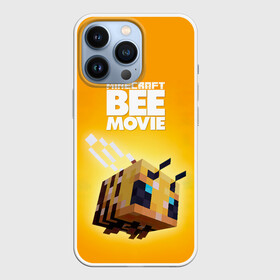 Чехол для iPhone 13 Pro с принтом BEE MOVIE Minecraft в Новосибирске,  |  | bee | craft | mine | minecraft | блоки | добывать | желтая | компьютерная игра | крафт | кубики | майн | майнкрафт | манкрафт | пчела | пчелка | ремесло | скин | улей | шахта
