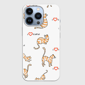 Чехол для iPhone 13 Pro с принтом Кот   моя любовь в Новосибирске,  |  | cat | звери | кот | котенок | котик | коты | кошка | кошки