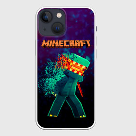 Чехол для iPhone 13 mini с принтом Minecraft АНАРХИЯ в Новосибирске,  |  | craft | creep | creeper | keeper | mine | minecraft | бесшумный мобкамикадзе | блоки | добывать | зелёное четырёхногое существо | зелёный | компьютерная игра | крафт | крипер | кубики | майн | майнкрафт | манкрафт