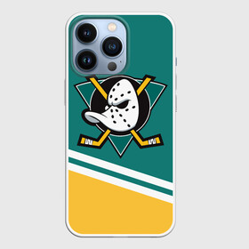 Чехол для iPhone 13 Pro с принтом Анахайм Дакс, NHL в Новосибирске,  |  | anahaim ducks | anaheim | anaheim ducks | ducks | hockey | nhl | usa | дакс | нхл | спорт | сша | хоккей | шайба