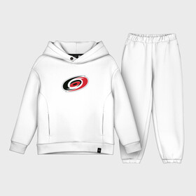 Детский костюм хлопок Oversize с принтом Каролина Харрикейнз, Carolina Hurricanes логотип в Новосибирске,  |  | carolina | carolina hurricanes | hockey | hurricanes | nhl | usa | каролина | каролина харрикейнз | нхл | спорт | сша | харрикейнз | хоккей | шайба