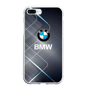 Чехол для iPhone 7Plus/8 Plus матовый с принтом [BMW] Logo в Новосибирске, Силикон | Область печати: задняя сторона чехла, без боковых панелей | bmw | bmw performance | m | motorsport | performance | бмв | моторспорт