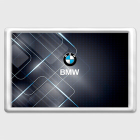 Магнит 45*70 с принтом [BMW] Logo в Новосибирске, Пластик | Размер: 78*52 мм; Размер печати: 70*45 | Тематика изображения на принте: bmw | bmw performance | m | motorsport | performance | бмв | моторспорт