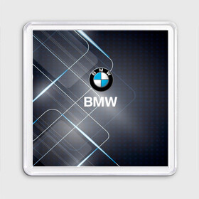 Магнит 55*55 с принтом [BMW] Logo в Новосибирске, Пластик | Размер: 65*65 мм; Размер печати: 55*55 мм | Тематика изображения на принте: bmw | bmw performance | m | motorsport | performance | бмв | моторспорт