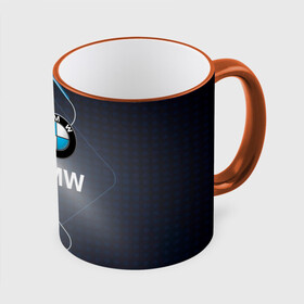 Кружка с принтом [BMW] Logo в Новосибирске, керамика | ёмкость 330 мл | bmw | bmw performance | m | motorsport | performance | бмв | моторспорт