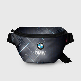 Поясная сумка 3D с принтом [BMW] Logo в Новосибирске, 100% полиэстер | плотная ткань, ремень с регулируемой длиной, внутри несколько карманов для мелочей, основное отделение и карман с обратной стороны сумки застегиваются на молнию | bmw | bmw performance | m | motorsport | performance | бмв | моторспорт