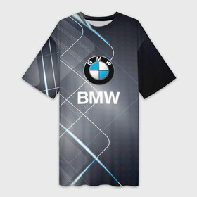 Платье-футболка 3D с принтом [BMW] Logo в Новосибирске,  |  | bmw | bmw performance | m | motorsport | performance | бмв | моторспорт
