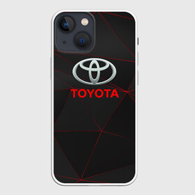 Чехол для iPhone 13 mini с принтом [Toyota] Тонкие линии неона в Новосибирске,  |  | auto | sport | toyota | авто | автомобиль | бренд | спорт | тойота