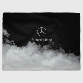 Плед 3D с принтом [Mercedes-Benz] Облака в Новосибирске, 100% полиэстер | закругленные углы, все края обработаны. Ткань не мнется и не растягивается | amg | mercedes | mercedesamg gt | sport | амг | мерседес | мерседесбенц амг | спорт
