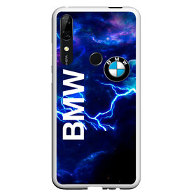 Чехол для Honor P Smart Z с принтом [BMW] Синяя молния в Новосибирске, Силикон | Область печати: задняя сторона чехла, без боковых панелей | bmw | bmw performance | m | motorsport | performance | бмв | моторспорт