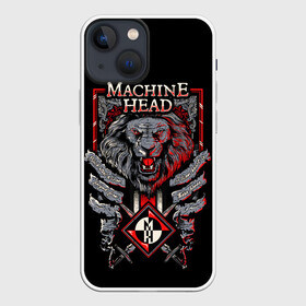 Чехол для iPhone 13 mini с принтом Machine Head   Lion Heart в Новосибирске,  |  | heavy metal | lion heart | machine head | metal | грув метал | группы | метал | музыка | рок | трэш метал | хэви метал
