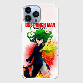 Чехол для iPhone 13 Pro Max с принтом Тацумаки One Punch Man в Новосибирске,  |  | one punch man | one punchman | onepunchman | senritsu no tatsumaki | tatsumaki | аниме | ван панч мен | ванпанчмен | манга | тацумаки | торнадо | торнадо ужаса | ужасная торнадо | человек одинудар | человек одного удара