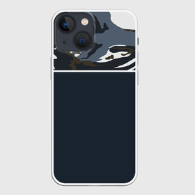Чехол для iPhone 13 mini с принтом Камуфляж 2.0 в Новосибирске,  |  | военное | камуфляж | пестрое | пестрый | яркий