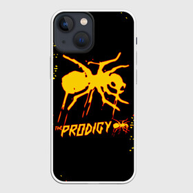 Чехол для iPhone 13 mini с принтом The Prodigy | логотип в Новосибирске,  |  | Тематика изображения на принте: prodigy | the prodigy | дарование | музыка | чудо