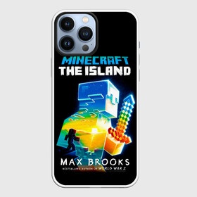 Чехол для iPhone 13 Pro Max с принтом MINECRAFT THE ISLAND в Новосибирске,  |  | craft | mine | minecraft | steve | блоки | борец с монстрами | всемогущий | выживальщик | добывать | компьютерная игра | крафт | кубики | майн | майнкрафт | манкрафт | мастер | ремесло | скин | стив | строитель