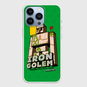 Чехол для iPhone 13 Pro с принтом Железный Голем   Minecraft в Новосибирске,  |  | craft | golem | iron | mine | minecraft | блоки | голем | деревянный | добывать | железный | каменный | компьютерная игра | крафт | кубики | майн | майнкрафт | манкрафт | нейтральный моб | ремесло | скин | снежный