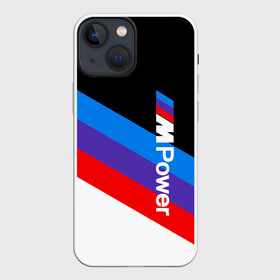 Чехол для iPhone 13 mini с принтом MPower BMW в Новосибирске,  |  | bmw | bmw e34 | bmw sport | bmw x5 | e34 | x5 | бмв | бмв лого | бмв логотип | бмв спорт | лого бмв | логотип бмв