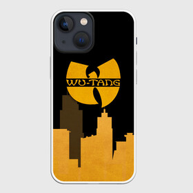 Чехол для iPhone 13 mini с принтом WU TANG CLAN CITY в Новосибирске,  |  | wu tang | wu tang clan | wu tang logo | wutang clan | ву танг | ву танг клан | ву танг лого