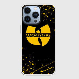 Чехол для iPhone 13 Pro с принтом WU TANG CLAN БРЫЗГИ КРАСОК в Новосибирске,  |  | wu tang | wu tang clan | wu tang logo | wutang clan | ву танг | ву танг клан | ву танг лого