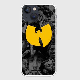 Чехол для iPhone 13 mini с принтом WU TANG CLAN ЛЕГЕНДЫ РЕПА в Новосибирске,  |  | wu tang | wu tang clan | wu tang logo | wutang clan | ву танг | ву танг клан | ву танг лого