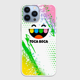 Чехол для iPhone 13 Pro Max с принтом Toca Boca: Улыбашка. в Новосибирске,  |  | toca boca | toca life world | игра | тока бока | тока бока лайф | туса воса