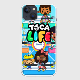 Чехол для iPhone 13 с принтом Toca Boca | Тока Бока аттракцион в Новосибирске,  |  | toca boca | детская игра | игра | лого | логотип | персонажи | прикоснуться ко рту | тока бока