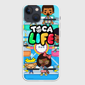 Чехол для iPhone 13 mini с принтом Toca Boca | Тока Бока аттракцион в Новосибирске,  |  | toca boca | детская игра | игра | лого | логотип | персонажи | прикоснуться ко рту | тока бока
