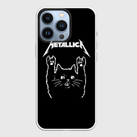 Чехол для iPhone 13 Pro с принтом Meowtallica. в Новосибирске,  |  | metallica | кот | котэ | металлика | музыка | рок