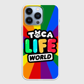 Чехол для iPhone 13 Pro с принтом TOCA LIFE WORLD   ТОКА ЛАЙФ ВОРЛД   ПОЛОСЫ в Новосибирске,  |  | leon | nari | rita | toca life | toca life world | zeke | зик | леон | нари | разноцветный | рита | тока лайф ворлд