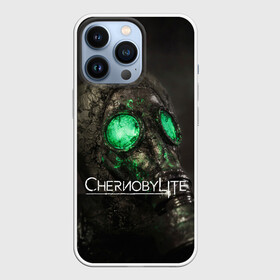 Чехол для iPhone 13 Pro с принтом Chernobylite арт в Новосибирске,  |  | art | chernobylite | game | gas | horror | mask | арт | игра | противогаз | химинюк | хоррор | чернобыль | шутер