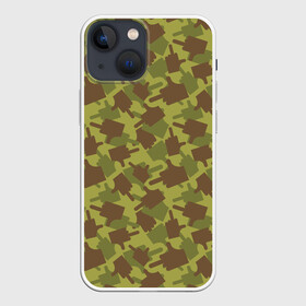 Чехол для iPhone 13 mini с принтом FUCK (камуфляж) в Новосибирске,  |  | camouflage | disguise | hunting camouflage | khaki | maskhalat | military | military camouflage | военный камуфляж | камуфляж | маскировка | масхалат | милитари | отвали | охотничий камуфляж | прикол | средний палец | цвета хаки