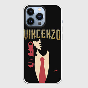 Чехол для iPhone 13 Pro с принтом Винченцо в Новосибирске,  |  | vincenzo | винценцо | галстук | кассано | пистолет | со джунки