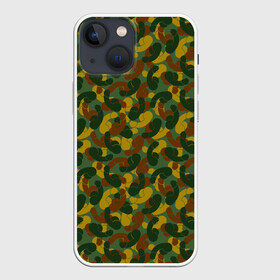 Чехол для iPhone 13 mini с принтом Бесстыдник (камуфляж) в Новосибирске,  |  | Тематика изображения на принте: camouflage | love | military | playboy | для влюбленных | камуфляж | любовь | милитари | писюн | плейбой | половой орган | прикол | ст