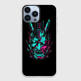 Чехол для iPhone 13 Pro Max с принтом НЕОНОВЫЙ САМУРАЙ   NEON RONIN | NEON SAMURAI в Новосибирске,  |  | Тематика изображения на принте: anime | blood | japan | katana | knight | neon | samurai | senpai | sun | warior | аниме | воин | катана | кровавая | кровавый | кровь | луна | меч | неон | неоновый самурай | сакура | самураи | самурай | семпай | сенпай | солнце | япония