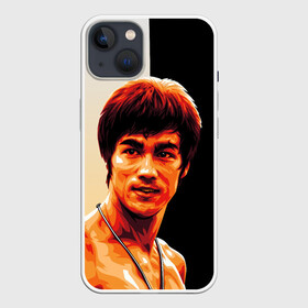 Чехол для iPhone 13 с принтом Будь водой в Новосибирске,  |  | be water | bodybuilding | bruce lee | dragon | karate | lee | legend | movie star | sport | star | брюс ли | будь водой | дракон | звезда | карате | каратэ | кино звезда | легенда | спорт