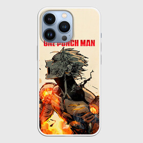 Чехол для iPhone 13 Pro с принтом Разрушение Геноса One Punch Man в Новосибирске,  |  | genos | genoсide | jenosu | one punch man | one punchman | onepunchman | oni saibogu | аниме | ван панч мен | ванпанчмен | генос | кибердемон | кибернетическое тело | манга | сильнейший человек | человек одинудар | человек одного удара