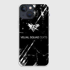 Чехол для iPhone 13 mini с принтом Velial Squad в Новосибирске,  |  | pharaoh | velial | velial squad | velialsquad | велиал сквад | глубина | реакция | рэп