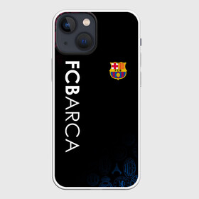 Чехол для iPhone 13 mini с принтом FC BARCA CHEMPION в Новосибирске,  |  | barca | barcelona | fc barca | барка | барселона