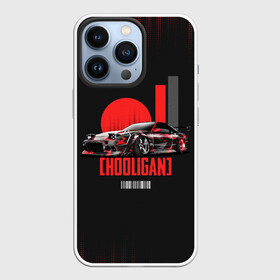 Чехол для iPhone 13 Pro с принтом HOOLIGAN (HOONIGAN) в Новосибирске,  |  | 240 | car | cars | drift | hooligan | hoonigan | japan | jdm | nissan | sx | авто | автомобиль | дрифт | ниссан | тачка | хулиган | хуниган | япония