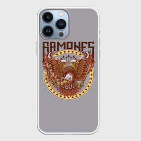 Чехол для iPhone 13 Pro Max с принтом Ramones Eagle в Новосибирске,  |  | Тематика изображения на принте: alternative | music | punk | punkrock | ramones | ramons | rock | альтернатива | музыка | панк | панкрок | рамонс | рок