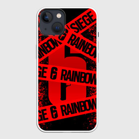 Чехол для iPhone 13 с принтом Rainbow Six Siege: Опасно для жизни. в Новосибирске,  |  | 6 | outbreak | rainbow | rainbow six siege | six | tom clancys | радуга осада | том клэнси