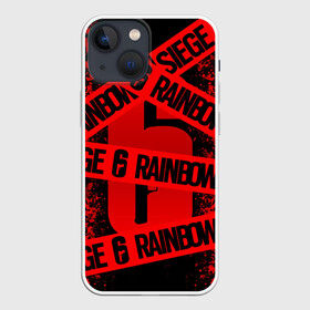 Чехол для iPhone 13 mini с принтом Rainbow Six Siege: Опасно для жизни. в Новосибирске,  |  | 6 | outbreak | rainbow | rainbow six siege | six | tom clancys | радуга осада | том клэнси