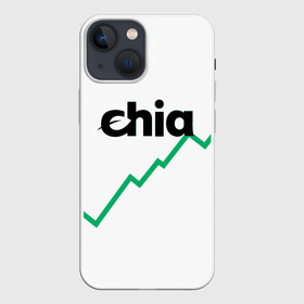 Чехол для iPhone 13 mini с принтом Криптовалюта Чиа в Новосибирске,  |  | 2021 | 2022 | bitcoin | btc | chia | chia network | dogecoin | ethereum | ssd | xch | биткоин | в топе | в тренде | жёсткие диски | крипта | криптовалюта | майнинг | чиа