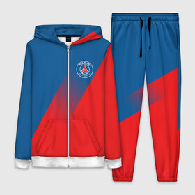 Женский костюм 3D с принтом PSG GRADIENT SPORT UNIFORM в Новосибирске,  |  | paris saint germain | psg | saint | sport | париж | псг | псж | спорт | футбол