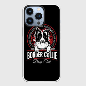 Чехол для iPhone 13 Pro с принтом Бордер Колли (Border Collie) в Новосибирске,  |  | animal | border collie | dog | бордер колли | год собаки | друг человека | животное | зверь | ищейка | кинолог | кость | овчарка | пастушья собака | пёс | порода собак | собака бордер колли | собаковод