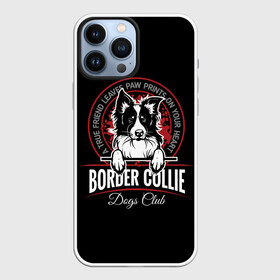 Чехол для iPhone 13 Pro Max с принтом Бордер Колли (Border Collie) в Новосибирске,  |  | animal | border collie | dog | бордер колли | год собаки | друг человека | животное | зверь | ищейка | кинолог | кость | овчарка | пастушья собака | пёс | порода собак | собака бордер колли | собаковод