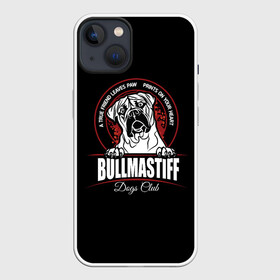 Чехол для iPhone 13 с принтом Бульмастиф (Bullmastiff) в Новосибирске,  |  | animal | bulldog | bullmastiff | dog | mastiff | бульдог | бульмастиф | год собаки | друг человека | животное | зверь | кинолог | мастиф | пёс | порода собак | собака бульмастиф | собаковод | сторожевая собака